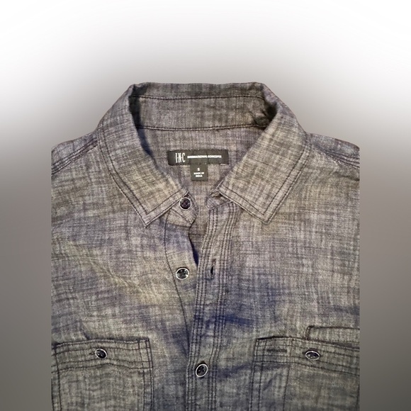 INC International Concepts Long Sleeve Button Down Shirt - S - Picture 3 of 3